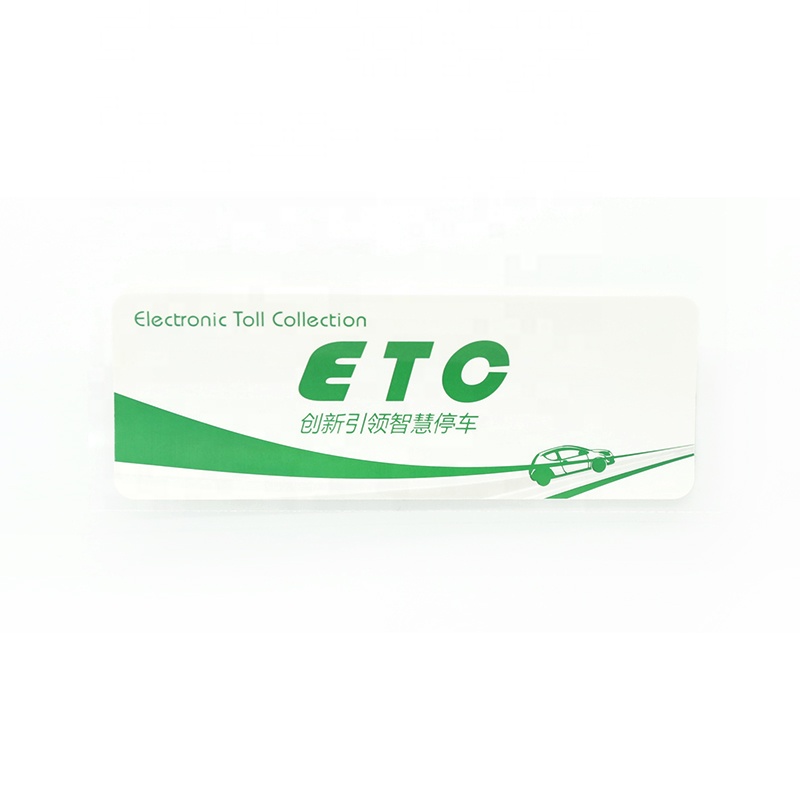 Custom NFC Automotive Glass Tamper-Proof Tags, ETC Smart Parking Tags, and RFID Parking Lot Tags
