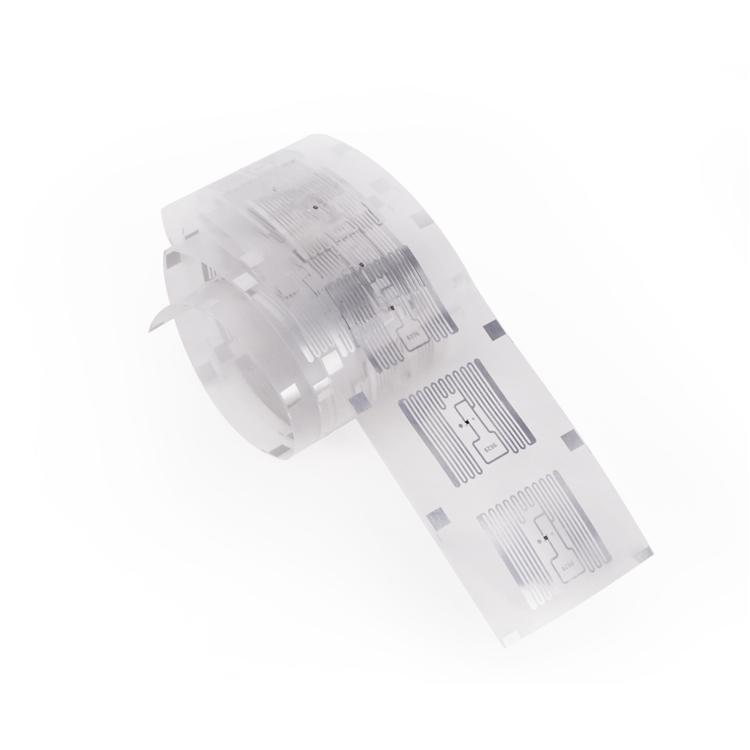 Micro 14.6x14.6mm ISO14443A Transparent NFC Dry Inlay Roll for Smart Packaging
