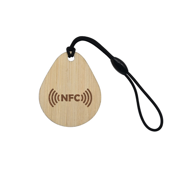 Custom Eco-Friendly RFID & NFC Wooden Key Fobs for Access Control