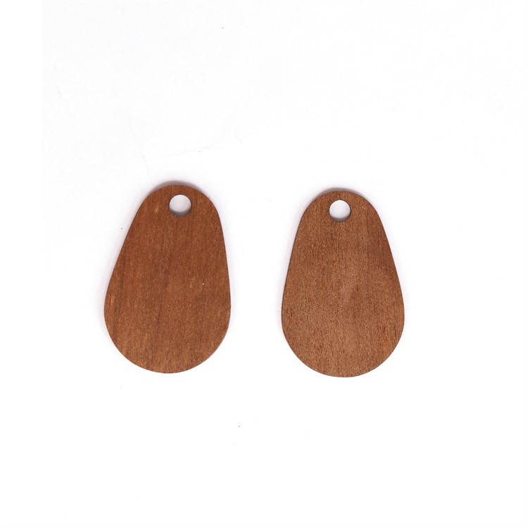 Custom RFID Wooden Key Fob NFC Eco-Friendly Wood Keychain Tag