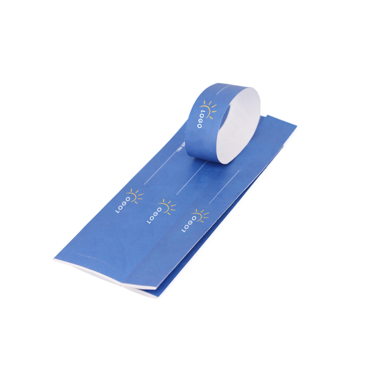 Custom NTAG215 NFC Disposable Tyvek Paper Wristband for Event Access Control