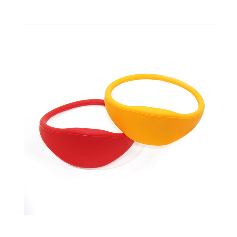 Custom RFID NFC Silicone Wristband for Gym Access Control Wholesale
