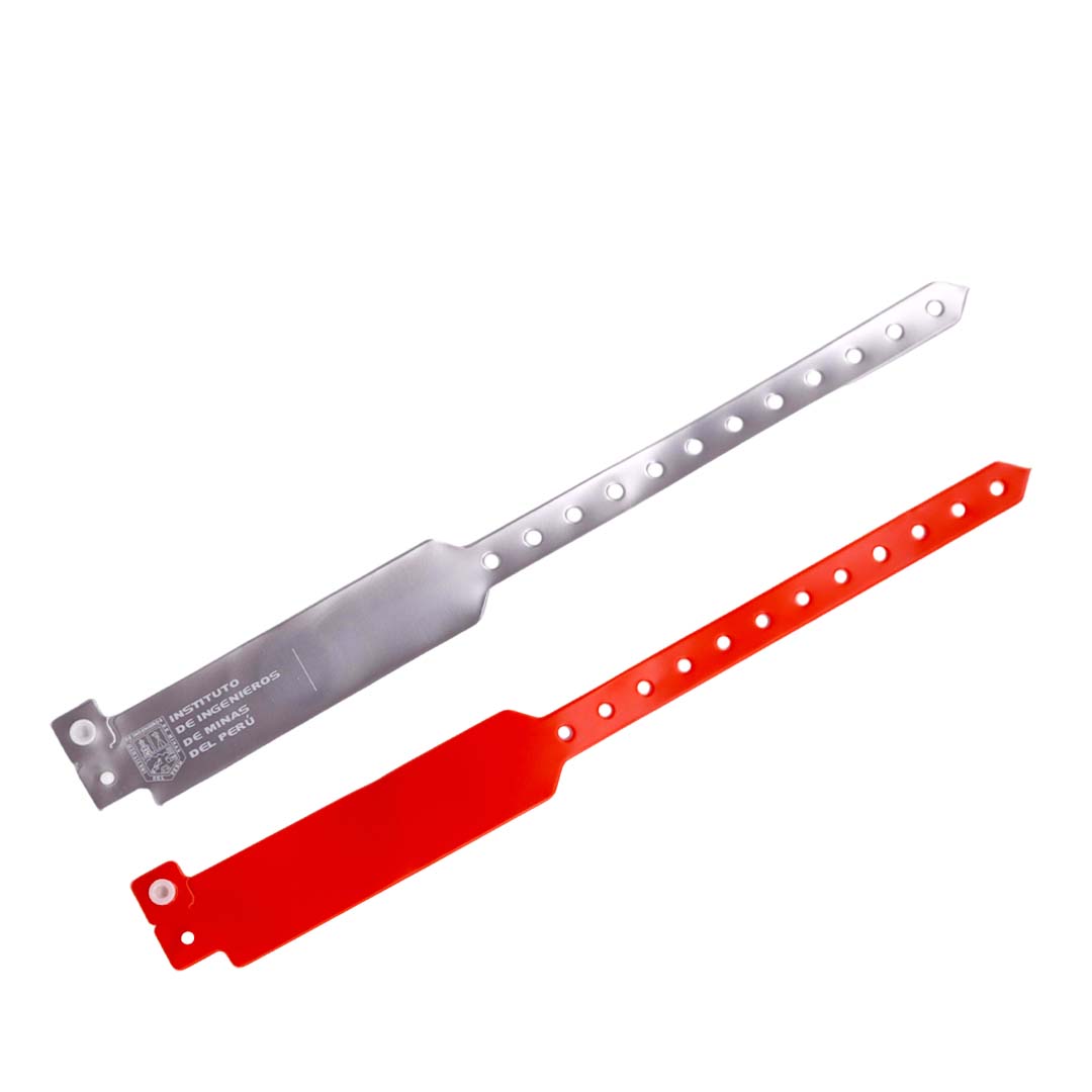 Custom RFID NFC Disposable PVC Medical Patient Wristband for Hospital Identification