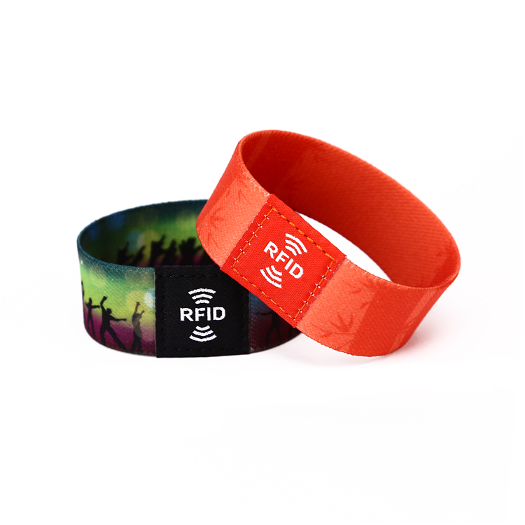 Custom RFID NFC Elastic Wristband for Concert Marathon Event Manufacturer