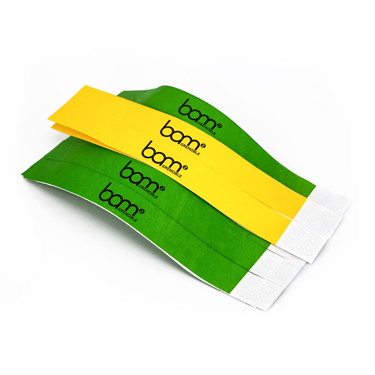 Custom RFID NFC Disposable Tyvek Wristband for Festival and Event Access Control